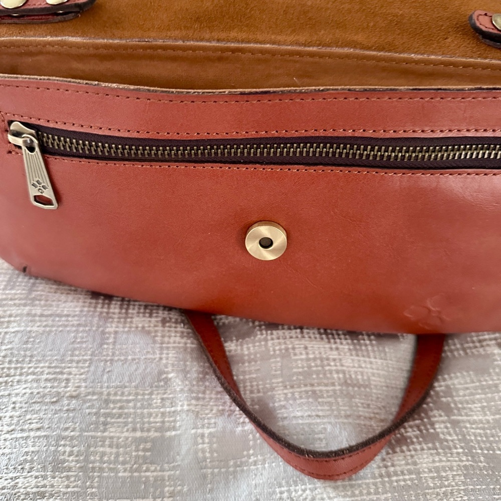 New Patricia Nash Baku Leather Clutch/Crossbody Bag - Picture 10 of 10